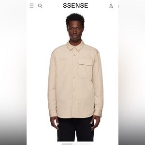 HELMUT LANG Beige Quilted Jacket size Large